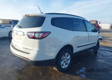 2015 Chevrolet Traverse Ls z USA, uszkodzony, nr VIN 1GNKRFED3FJ194014